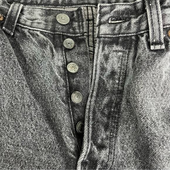 Vintage Levi’s High Rise Straight Leg Made In USA Faded Black Women’s 27 - Picture 8 of 12